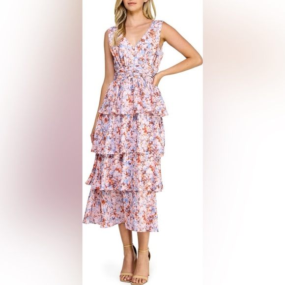 Koko + Mason Dresses & Skirts - Nordstrom Ruffle Midi Dress
KOKO + MASON NWT Size Large